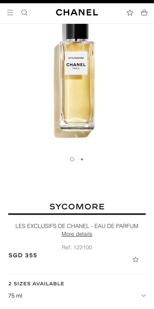 Les Exclusifs De Chanel Sycomore Eau De Parfum 4 Ml -  Denmark