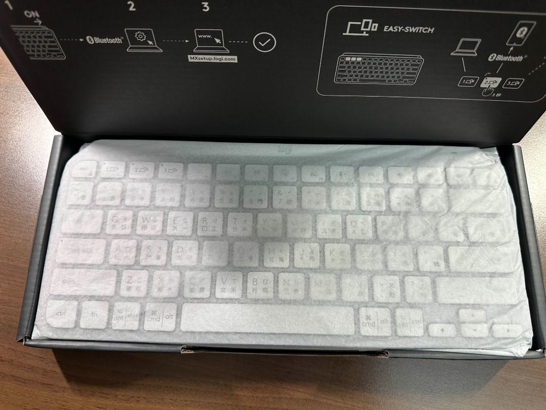 Logitech 羅技Mx keys mini 鍵盤白色, 電腦及科技產品, 電腦周邊產品
