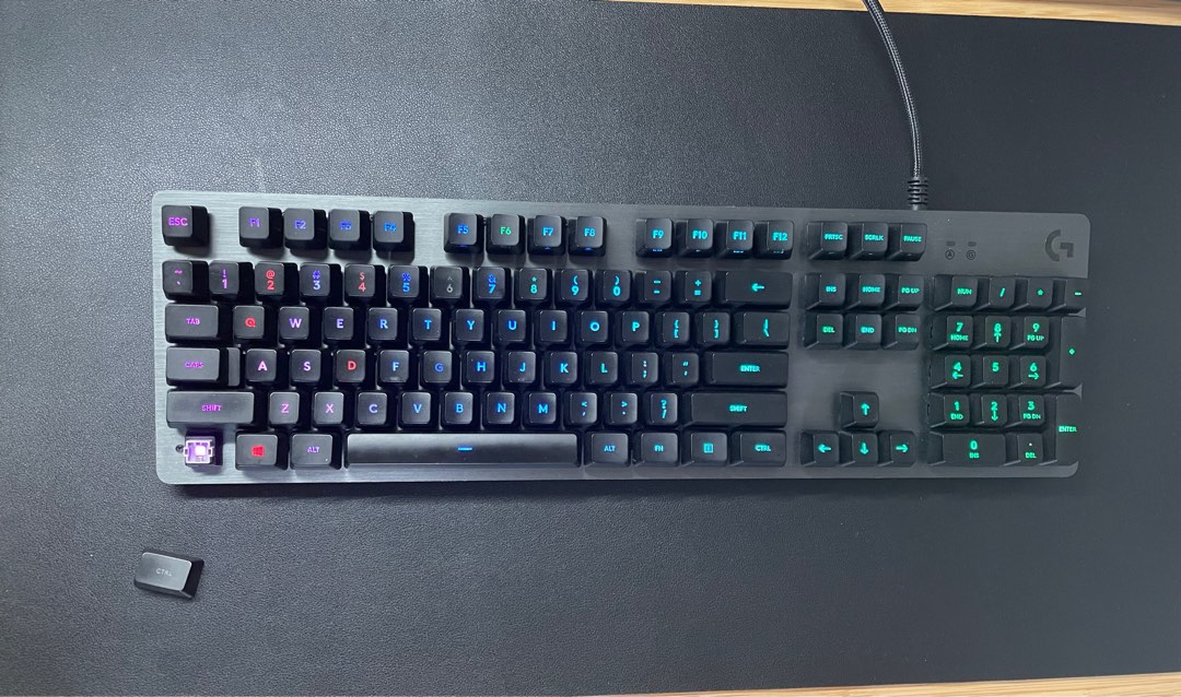 LOGITECH G512 MECHANICAL RGB USB WIRED GAMING KEYBOARD CARBON (LINEAR),  Computers & Tech, Parts & Accessories, Computer Keyboard on Carousell