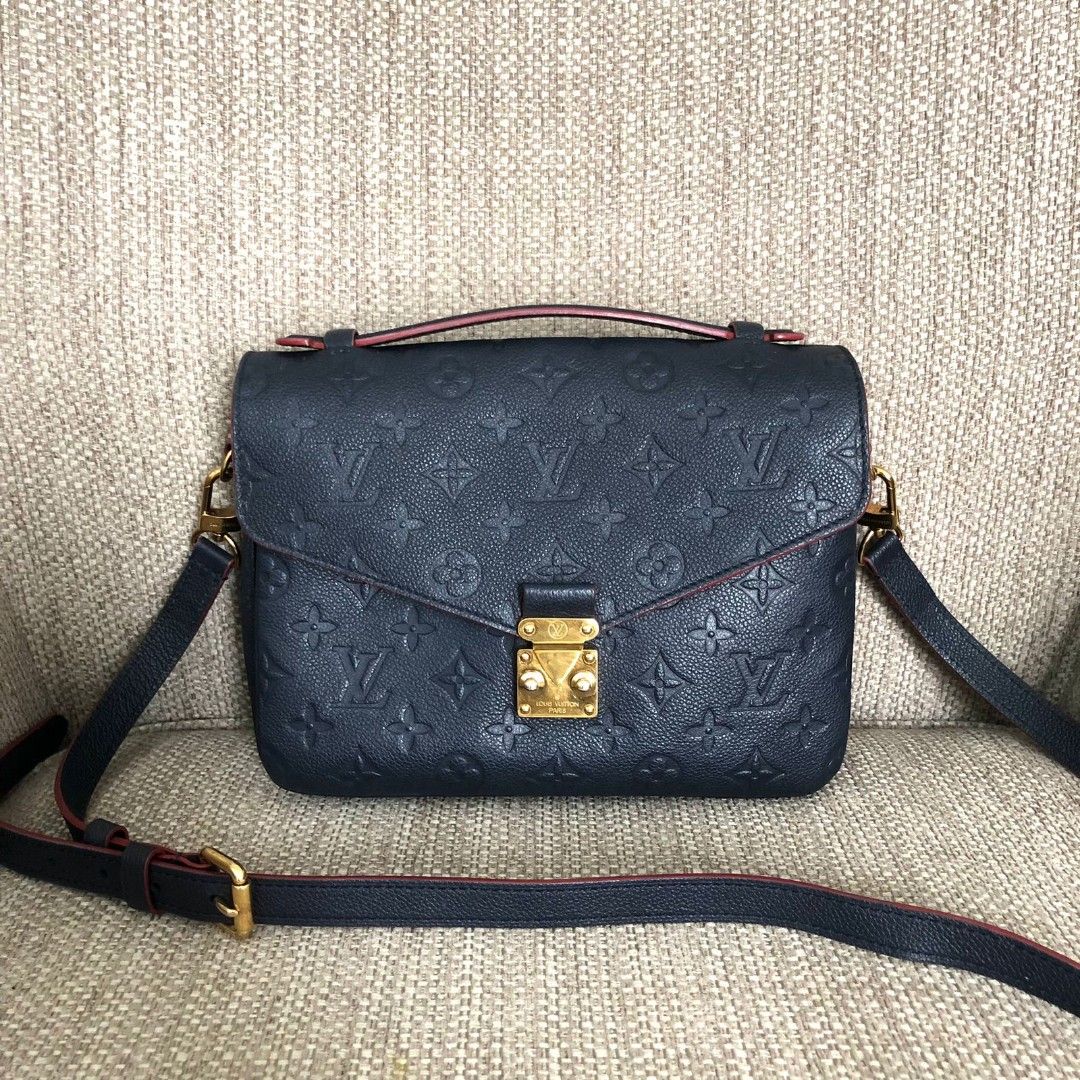 Empreinte Pochette Metis Navy Blue GHW