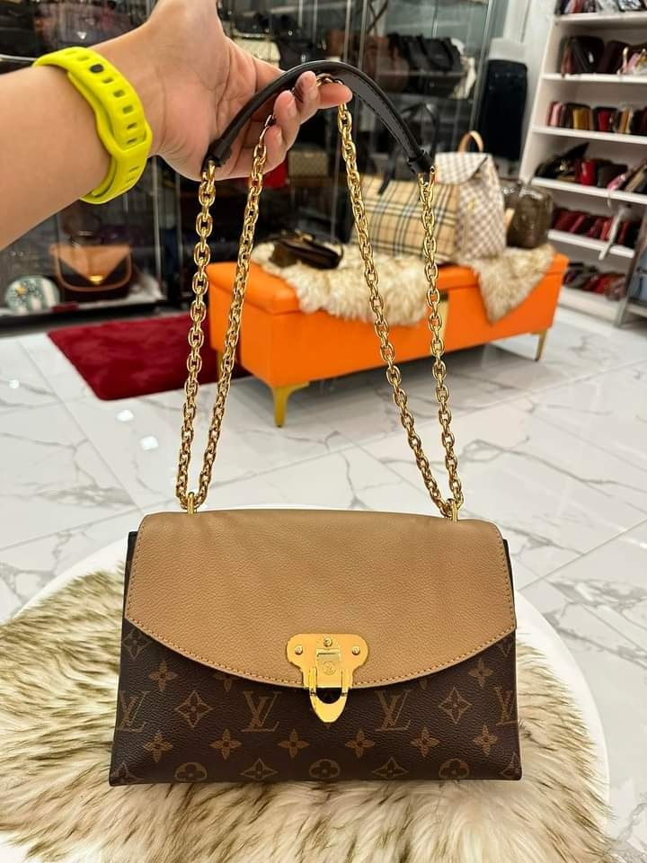 Louis Vuitton Python-Trim Monogram Saint Placide - Brown Shoulder Bags,  Handbags - LOU593913
