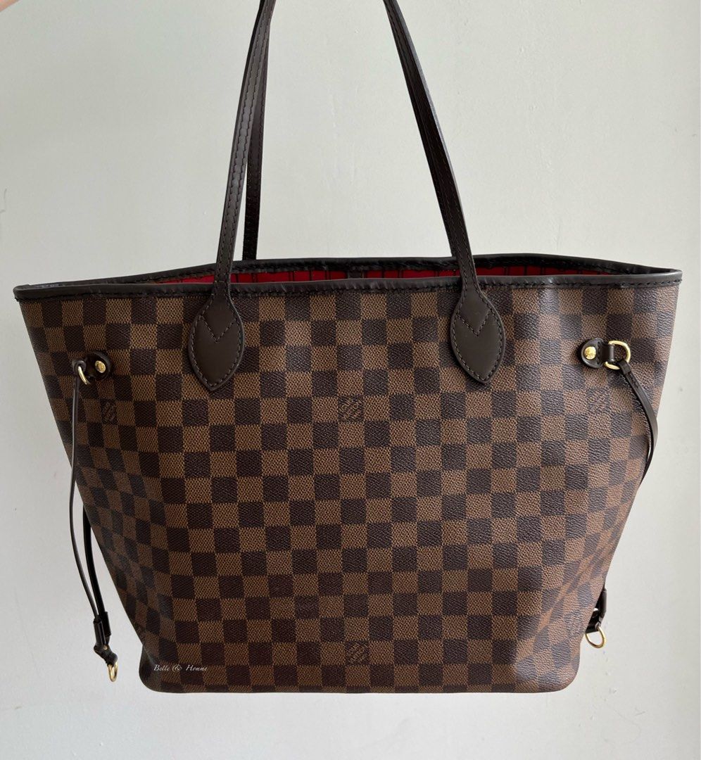 Louis Vuitton Denim Neverfull MM, Luxury, Bags & Wallets on Carousell