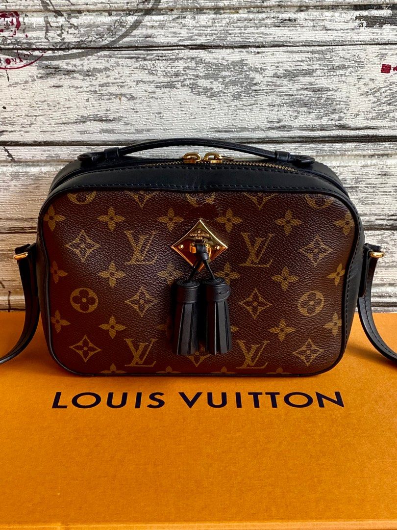 Louis Vuitton Saintonge Monogram Empreinte Noir, Luxury, Bags & Wallets on  Carousell