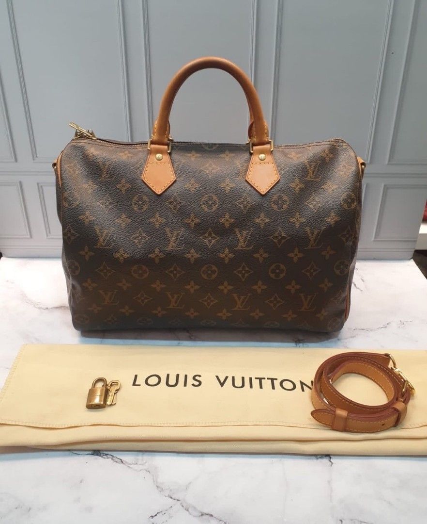 AUTHENTIC Tas Louis Vuitton lv speedy bandou 35 taun 2011