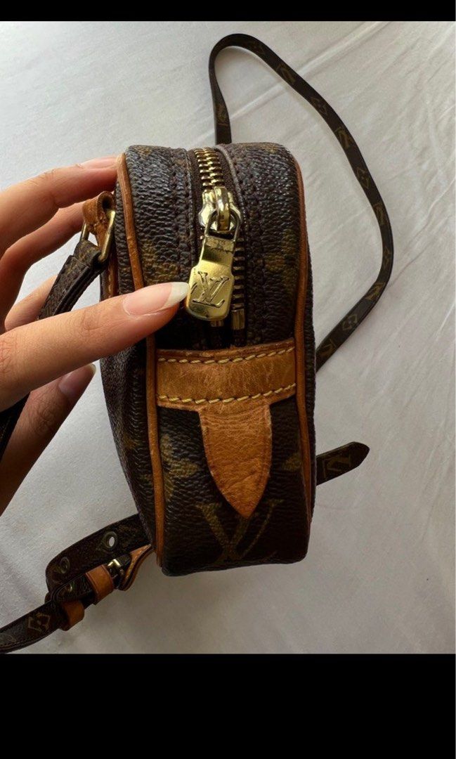 LOUIS VUITTON M51828 POCHETTE MARLY MONOGRAM CANVAS CROSSBODY, Luxury, Bags  & Wallets on Carousell