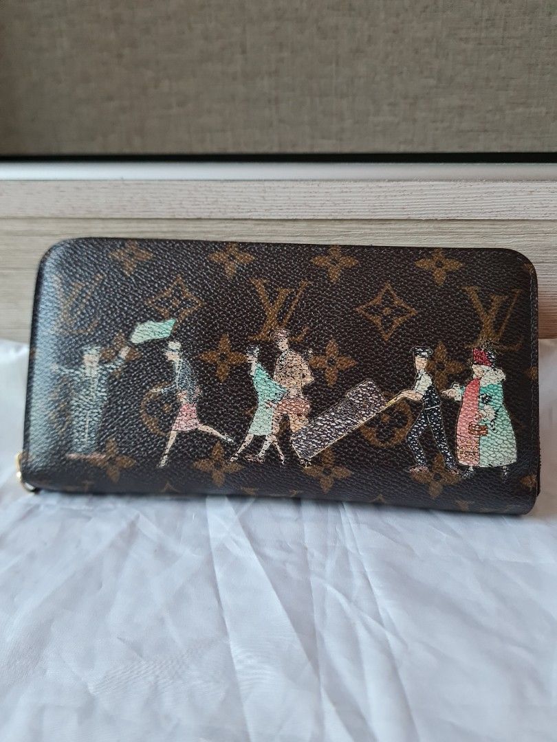 Louis Vuitton Limited Edition Monogram Canvas ILLUSTRE Zippy Wallet