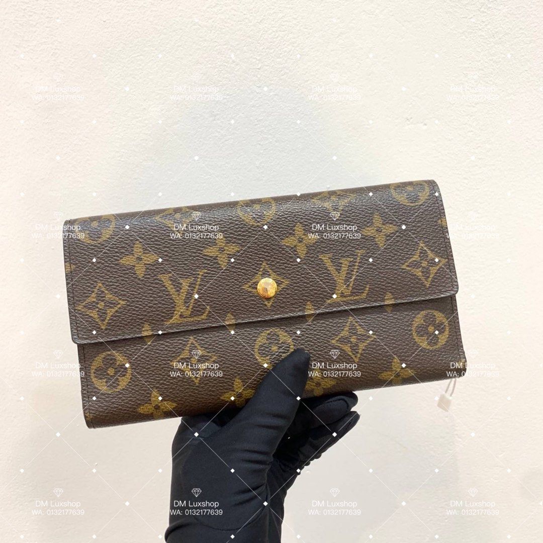 Authentic Preloved Louis Vuitton LV Sarah Monogram Long Wallet with Two  Card Slots, Luxury, Bags & Wallets on Carousell