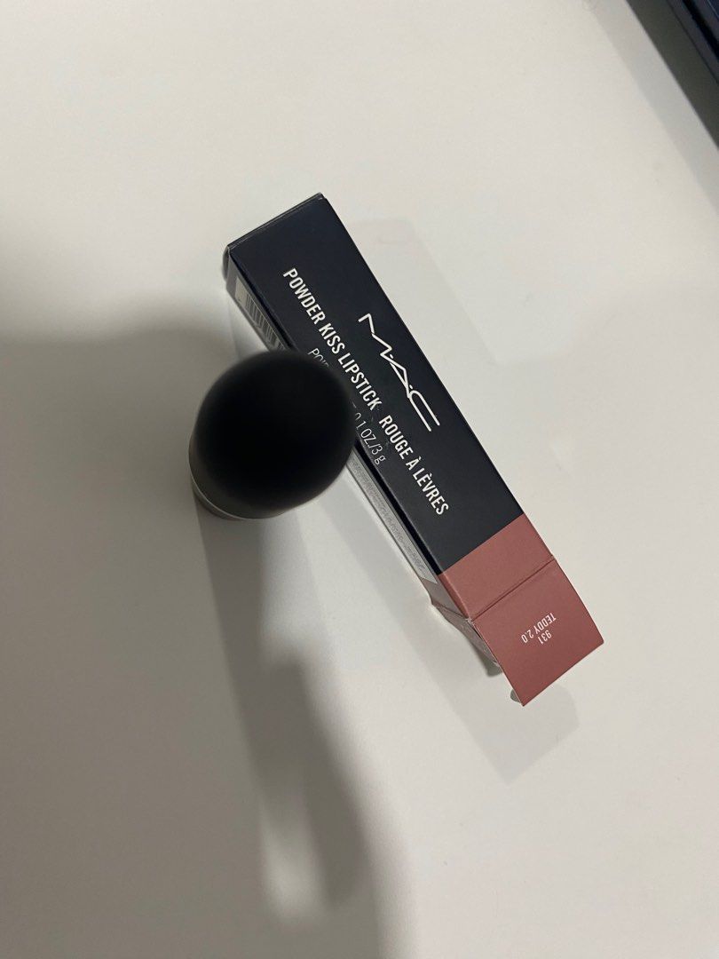 MAC Powder Kiss Lipstick (Teddy 2.0), Beauty & Personal Care, Face