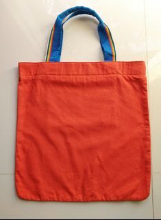 Multi Tas Tote Bag Kay Canvas Contrast-Trim Large - CHARLES & KEITH ID