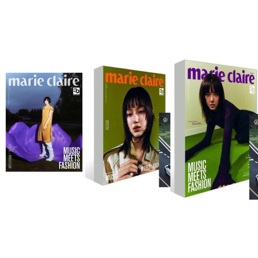 MARIECLAIRE 2023年 1月号 BLACKPINK ジス 表紙　4冊 MARIECLAIRE 2023年 1月号 BLACKPINK ジス 表紙 4冊 韓国女性雑誌
