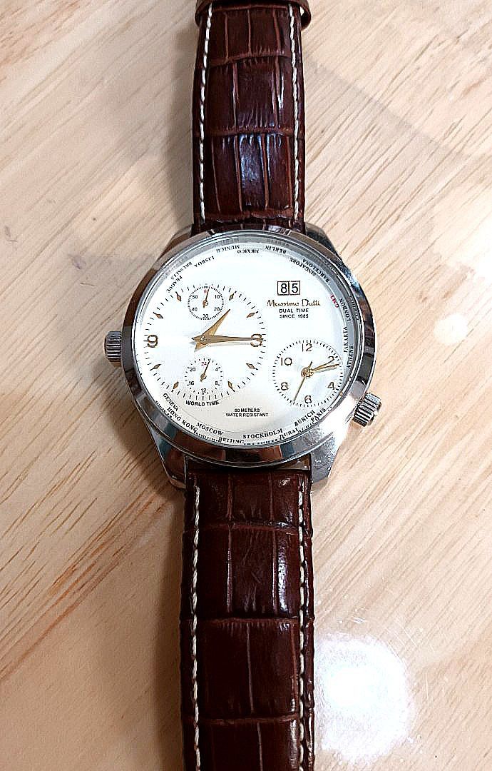 Massimo dutti clearance dual time watch