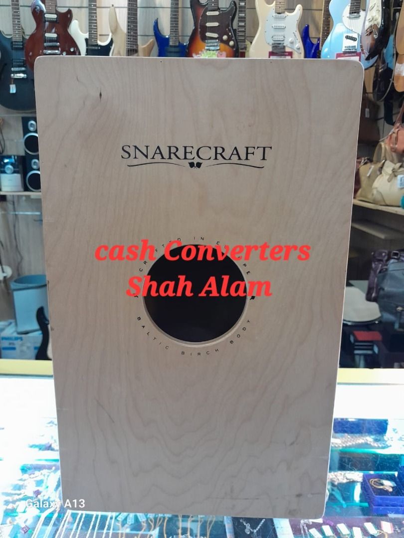 Cajon Meinl Percussion Snarecraft SC80BW - Boîte à Rythmes Bois De Ronce - Avec 2 Timbres