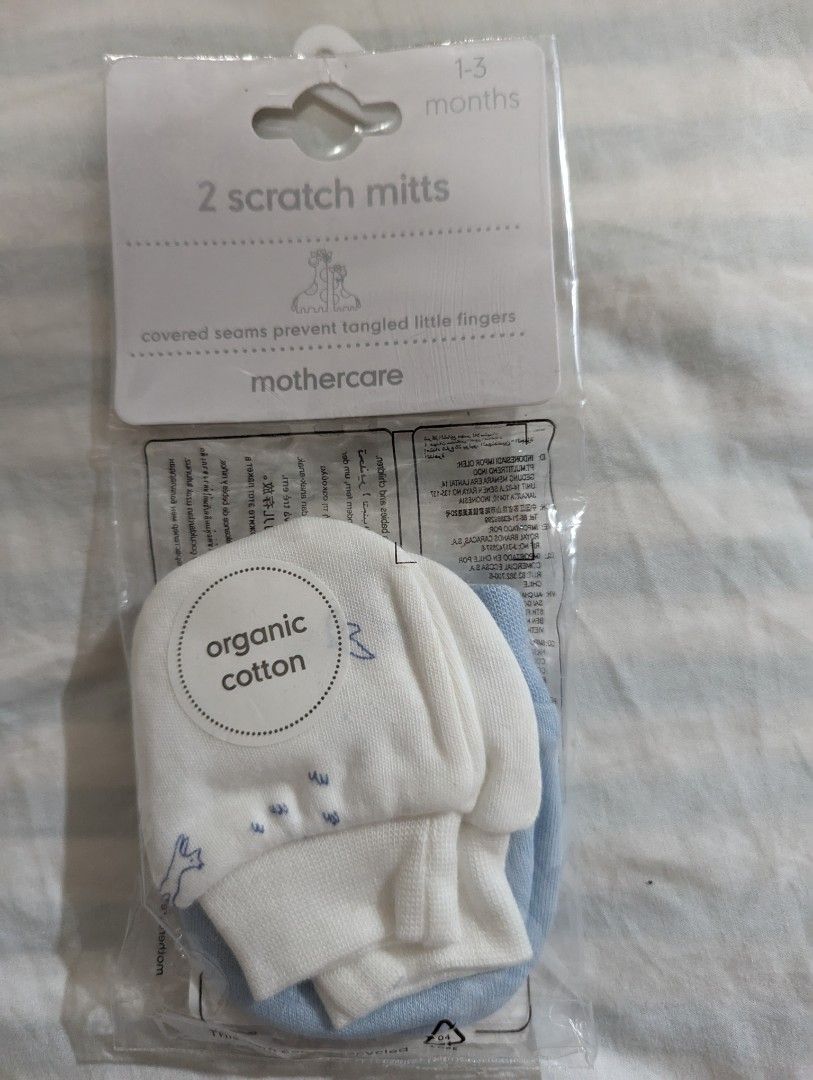 Organic cotton baby best sale mittens