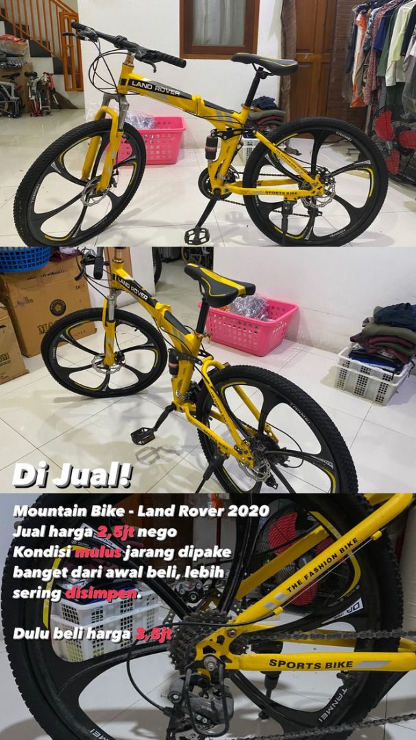 Mountain Bike Land Rover Olah Raga Sepeda di Carousell