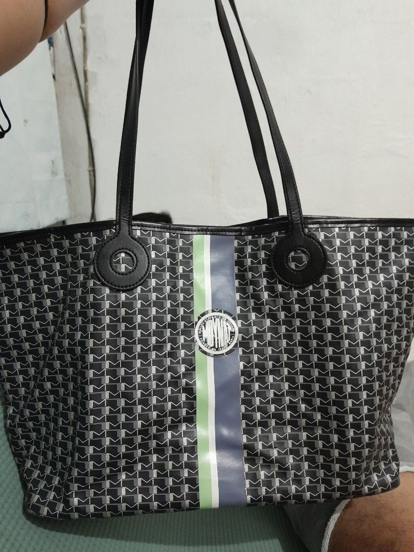 Moynat Tote Bag PM Carbon Silver, Luxury, Bags & Wallets on Carousell