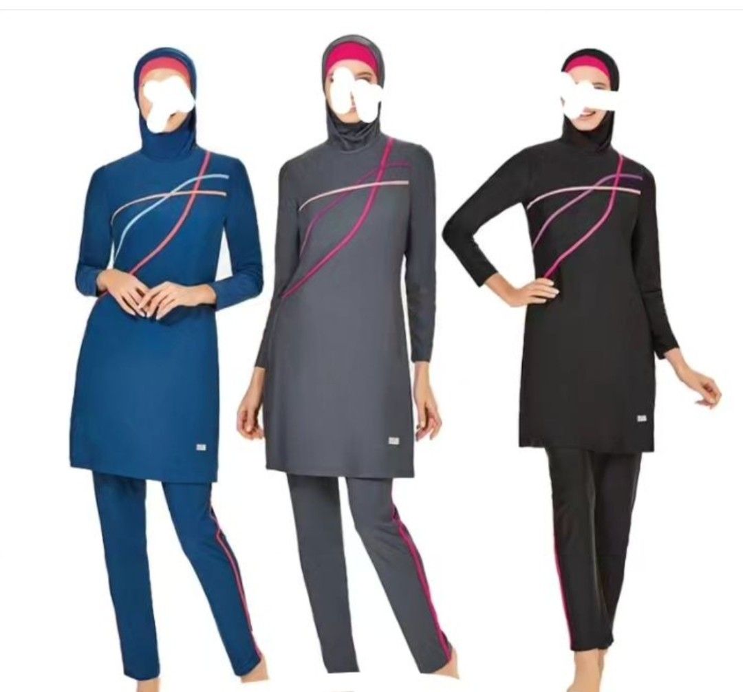 Muslimah swimwear 3pcs set