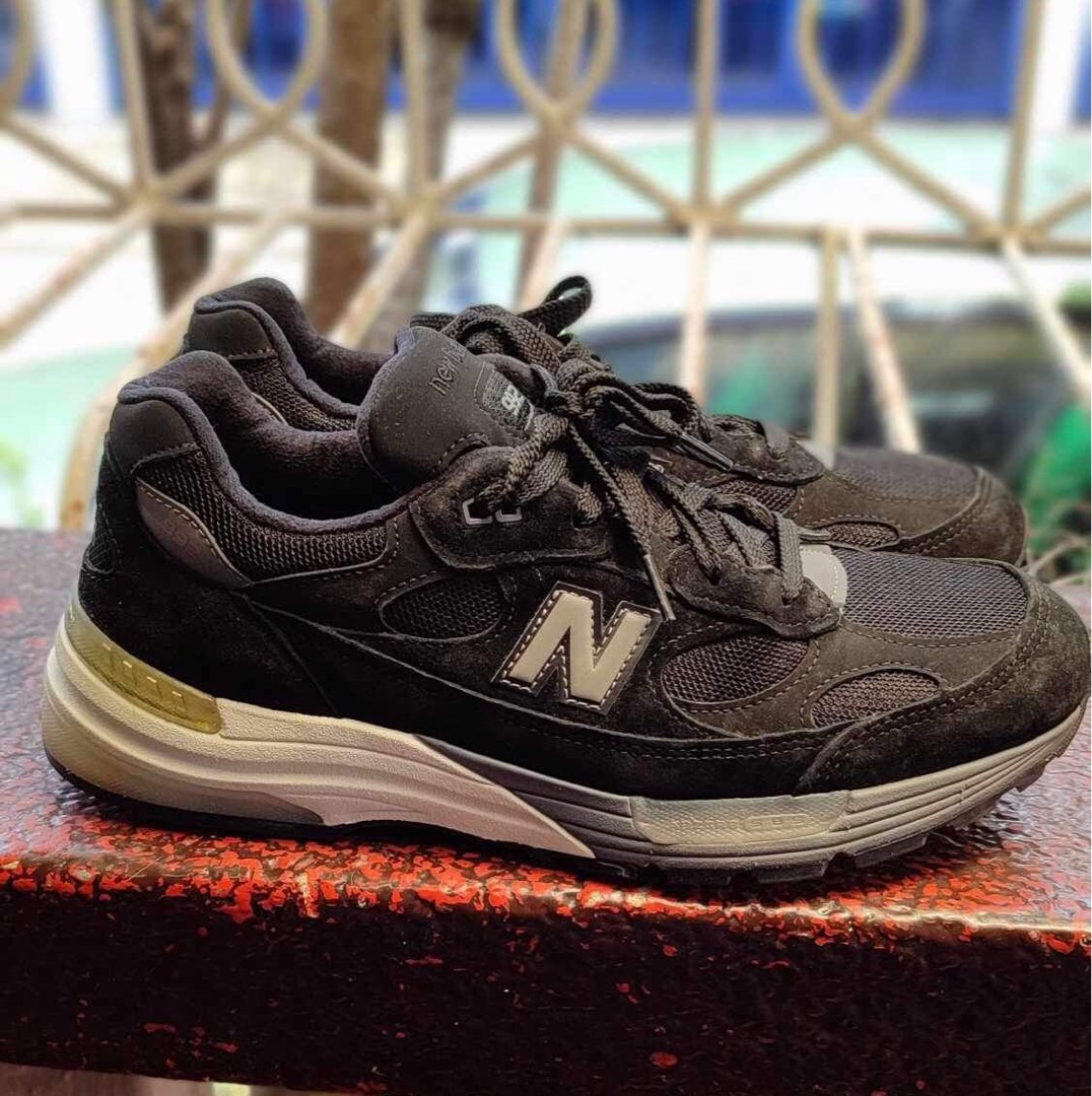 New balance 992 black with tan on sale
