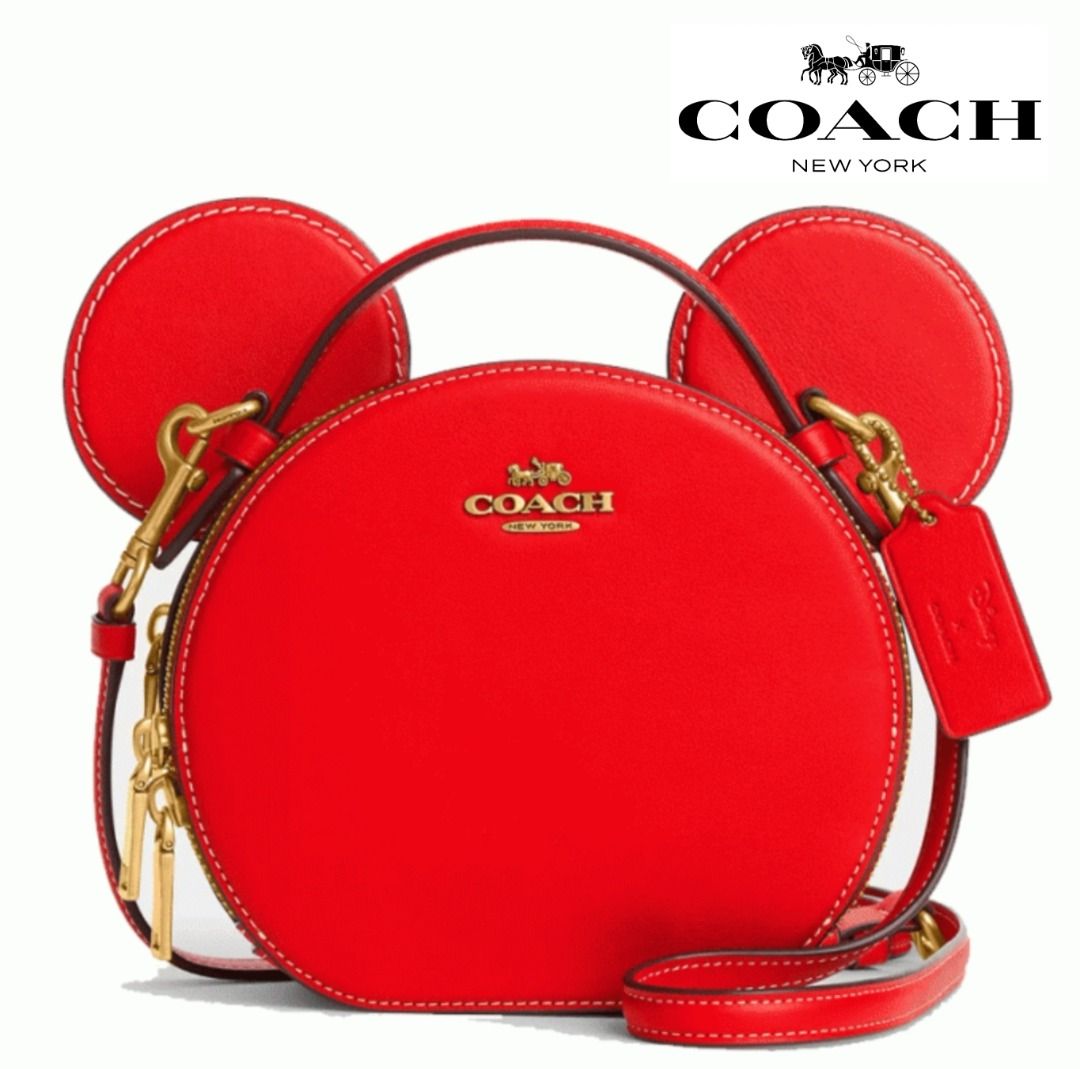 New Coach Original Red Black Limited Edition Collection Disney X