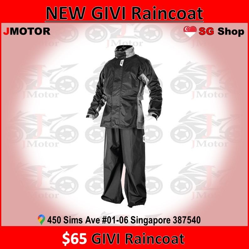 Givi raincoat sales