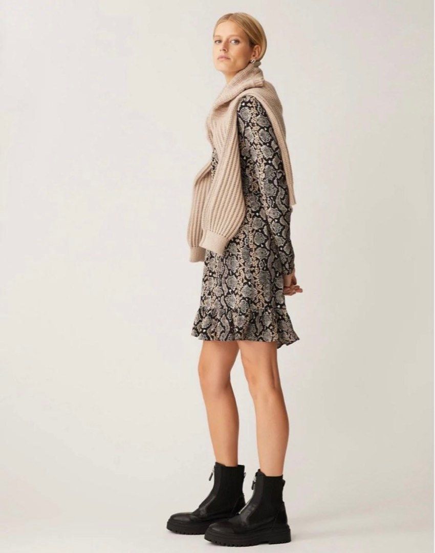 Marks and spencer snakeskin dress cheap