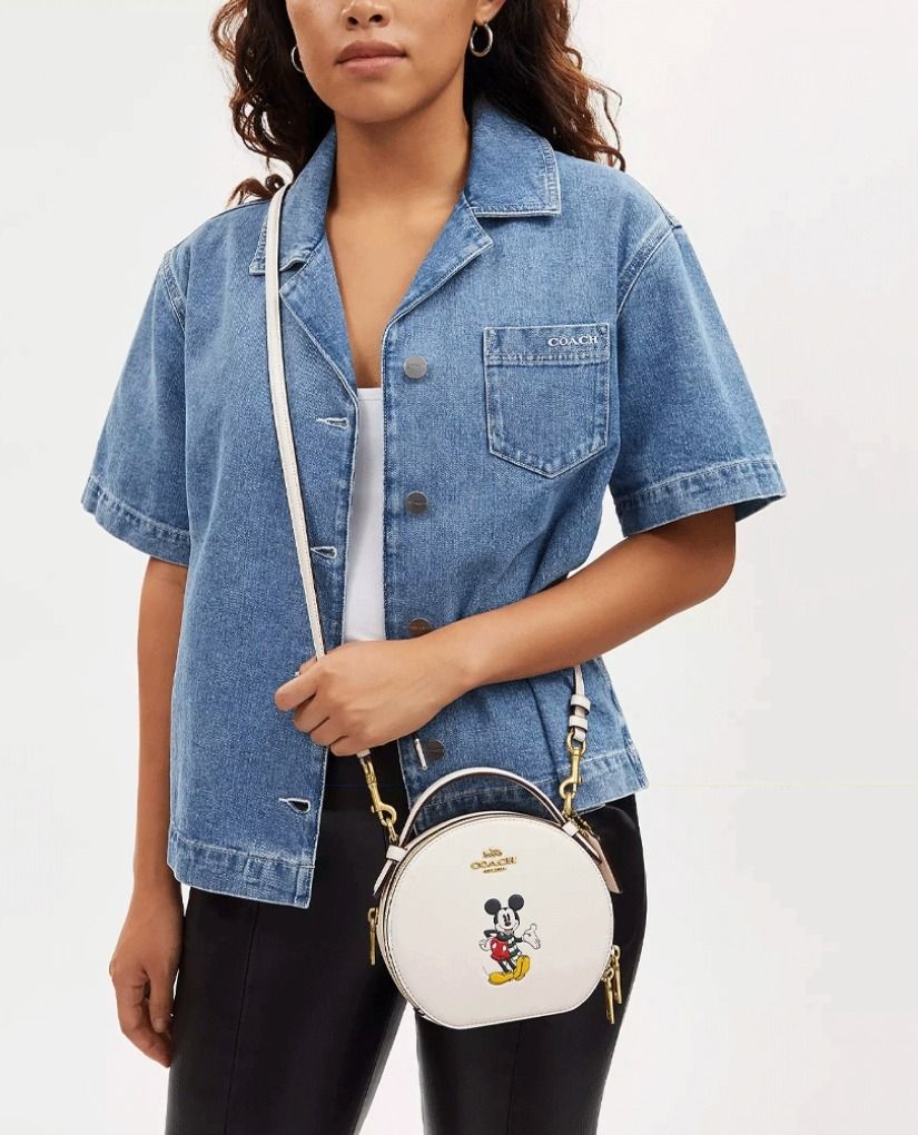 Coach minnie best sale mouse crossbody