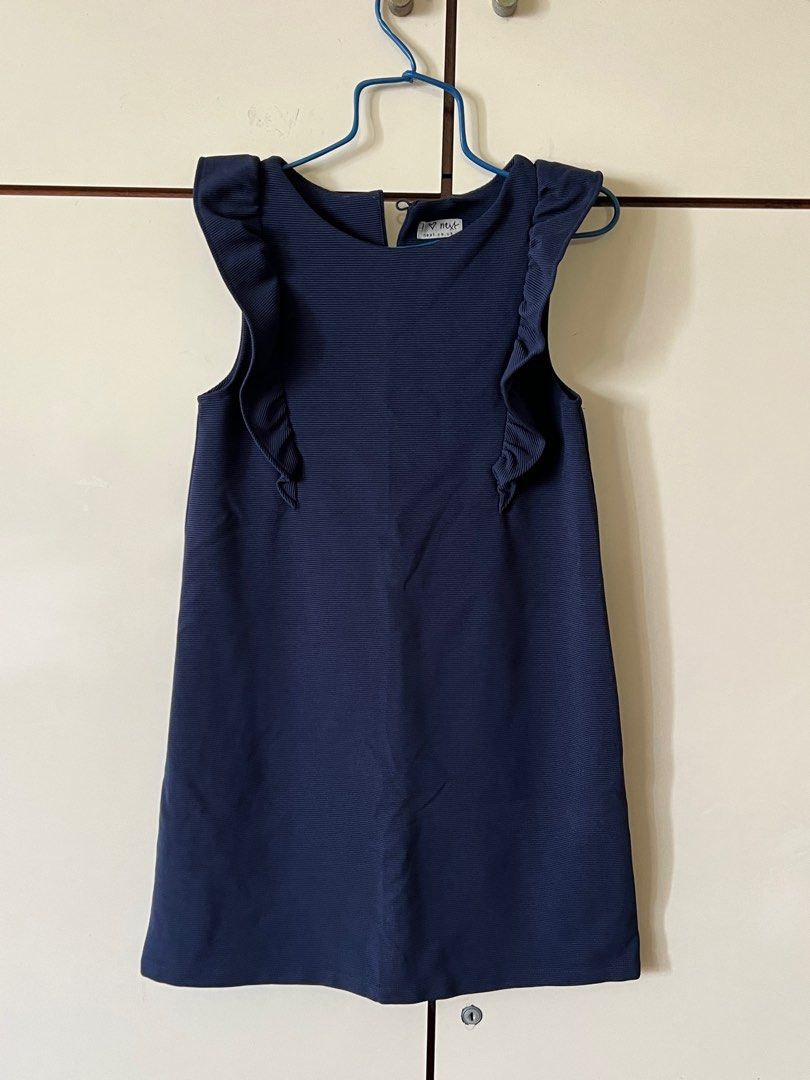 NEXT Girls Navy Blue Dress Age 11 years From LONDON Babies