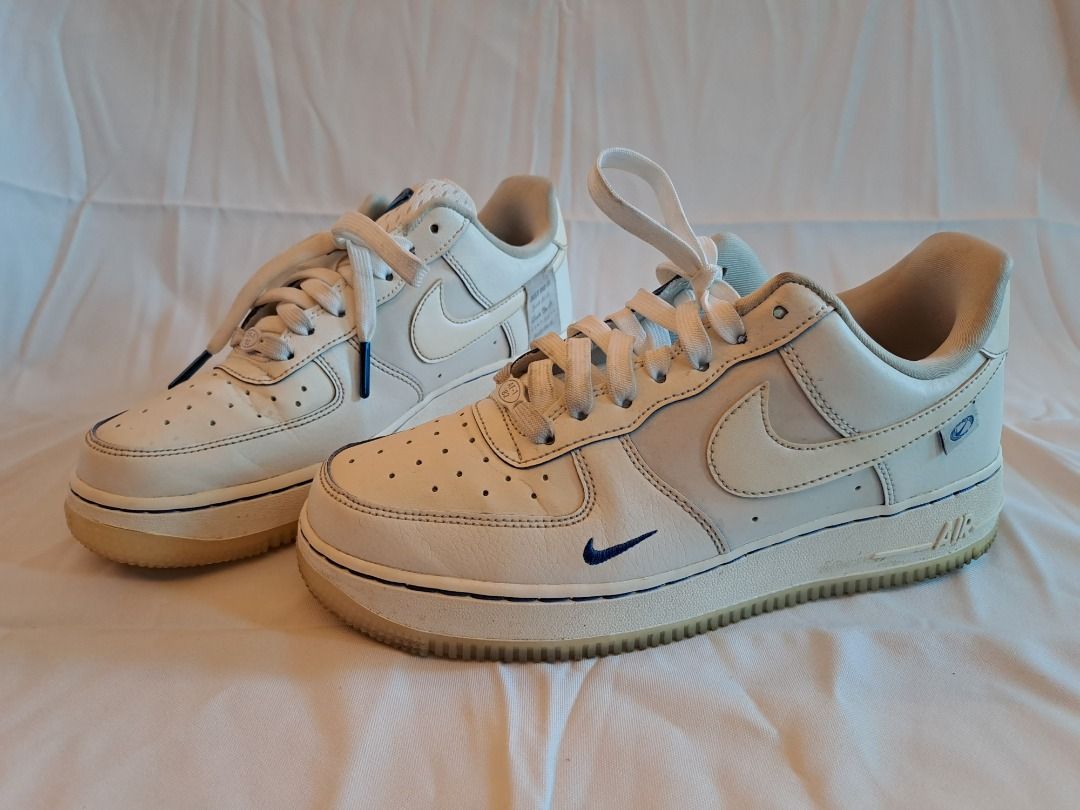 NIKE Air Force 1 Low Lx 米白藍, 她的時尚, 鞋, 運動鞋在旋轉拍賣