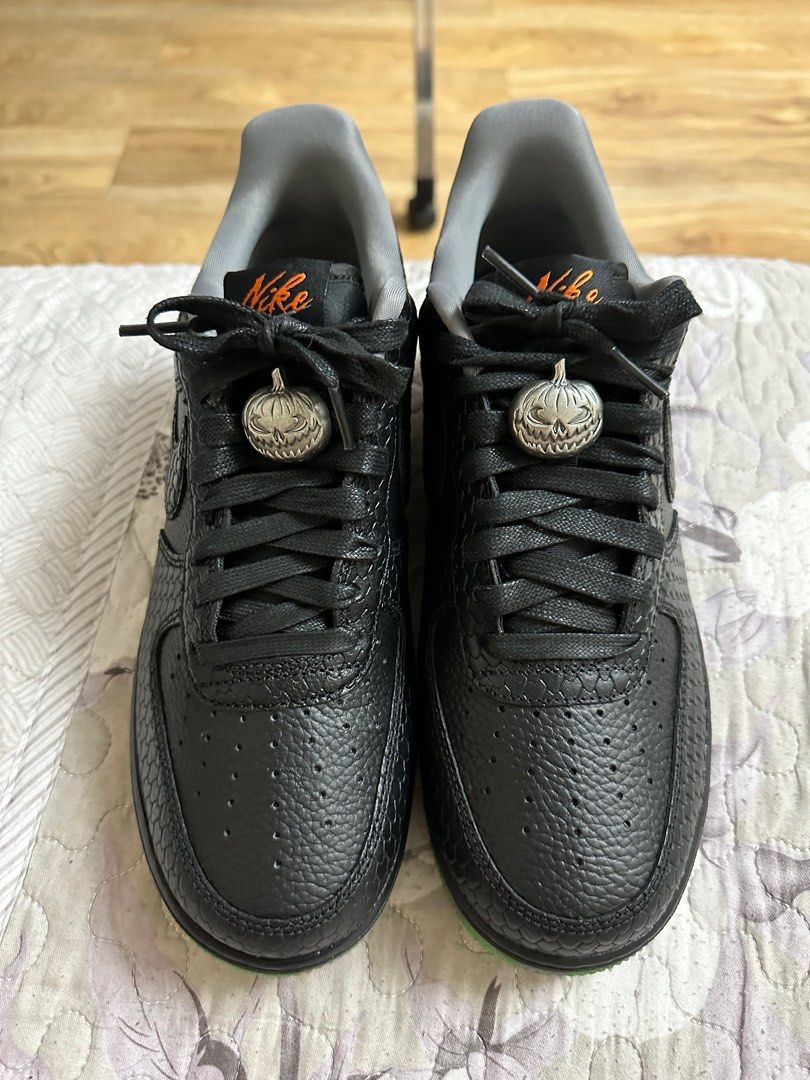 Nike air force 1 crocodile skin black shop