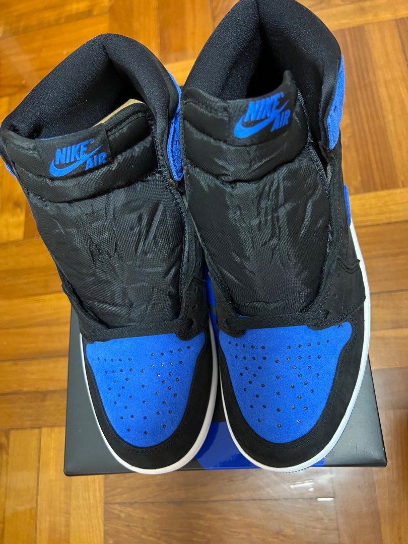 Nike Air Jordan 1 Retro High Royal Blue US9.5, 男裝, 鞋, 波鞋