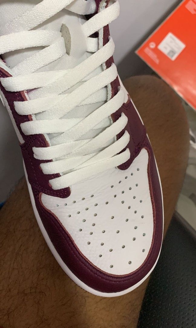 Red and cheap white jordans 1