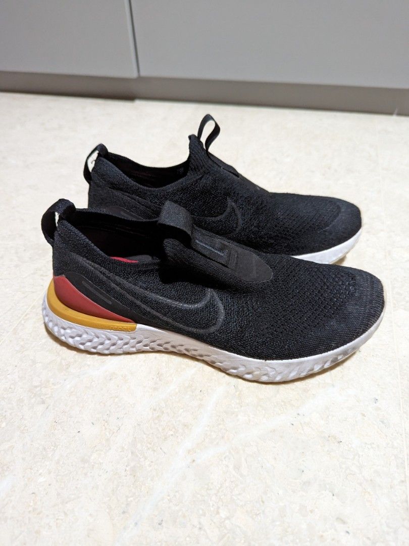 Nike Epic Phantom React Flyknit Black University Red Women s