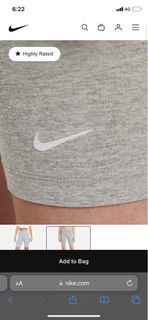 Nike grey bike shorts