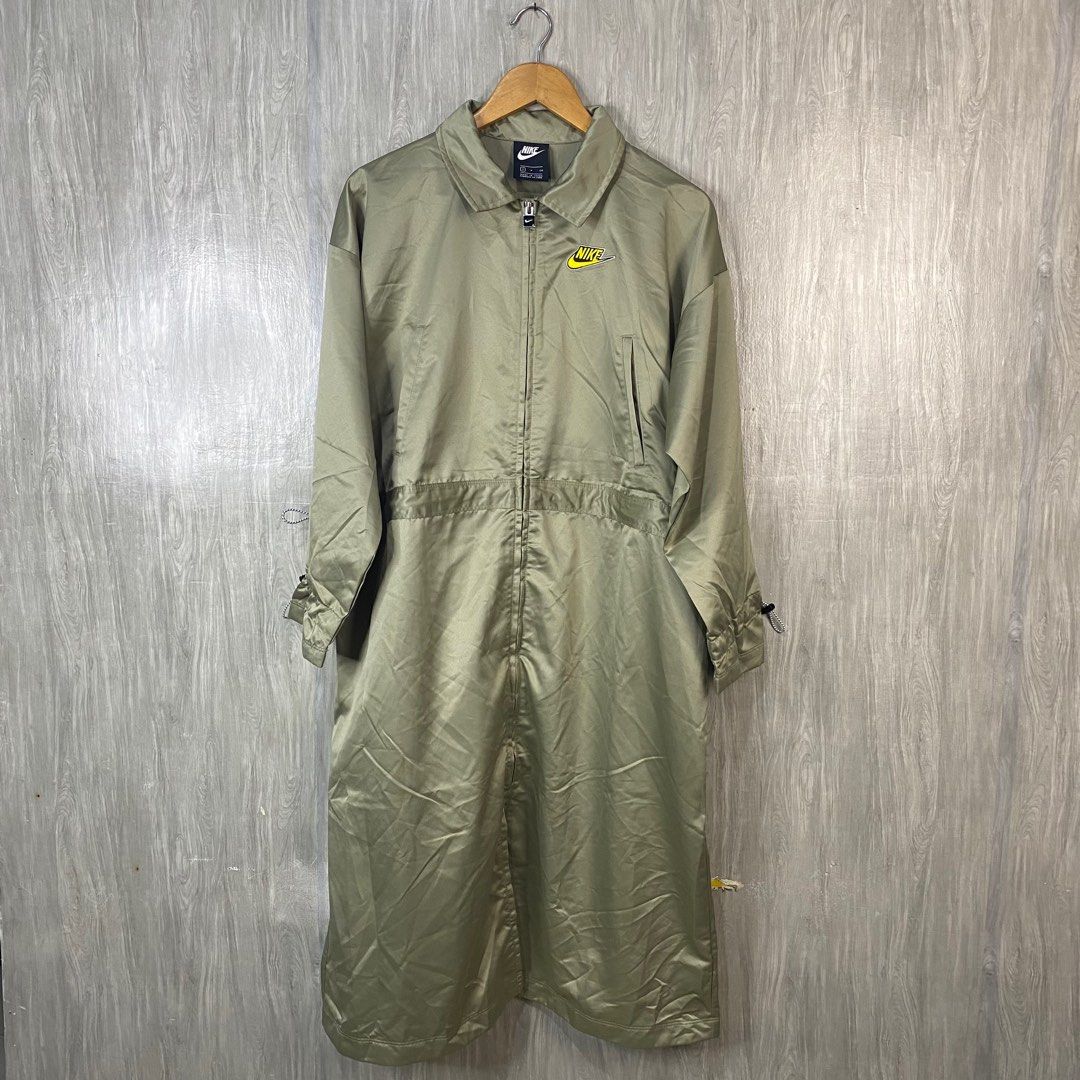 nike sportswear icon clash satin long jacket
