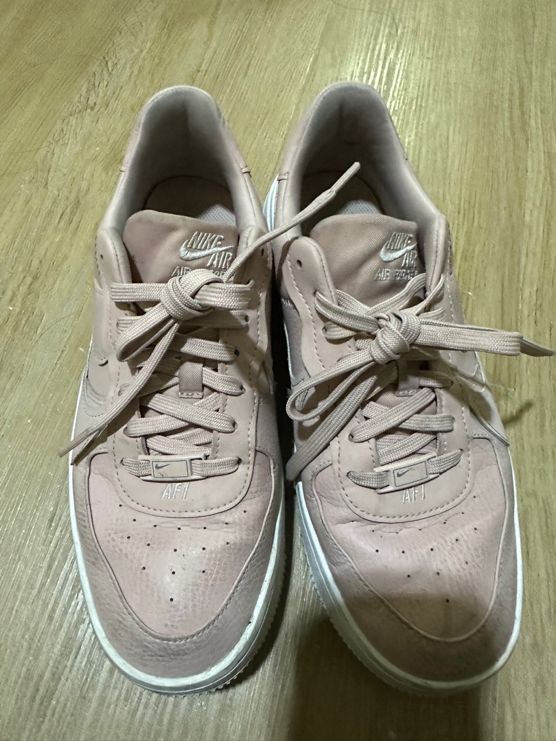Nike air force 1 sage low en daim rose online