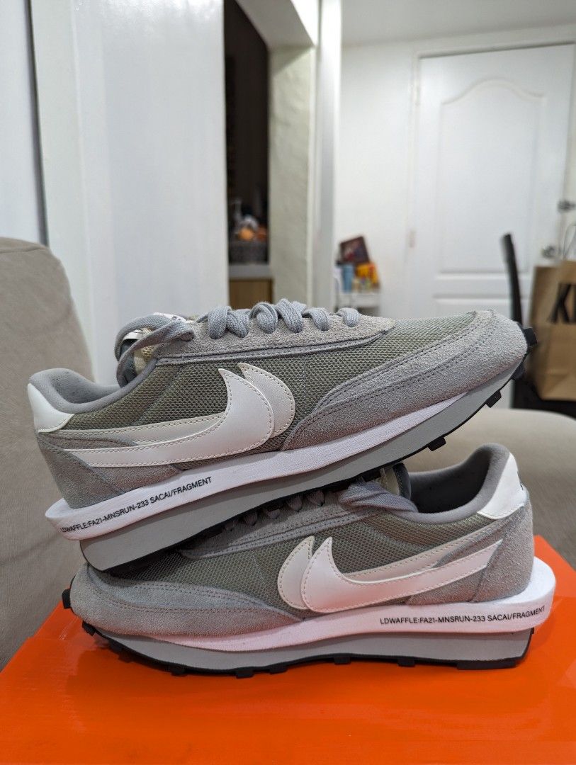 sacai waffle smoke grey