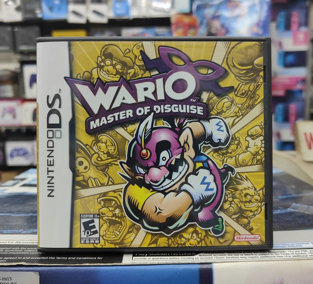 nintendo-ds-wario-master-of-disguise-video-gaming-video-games