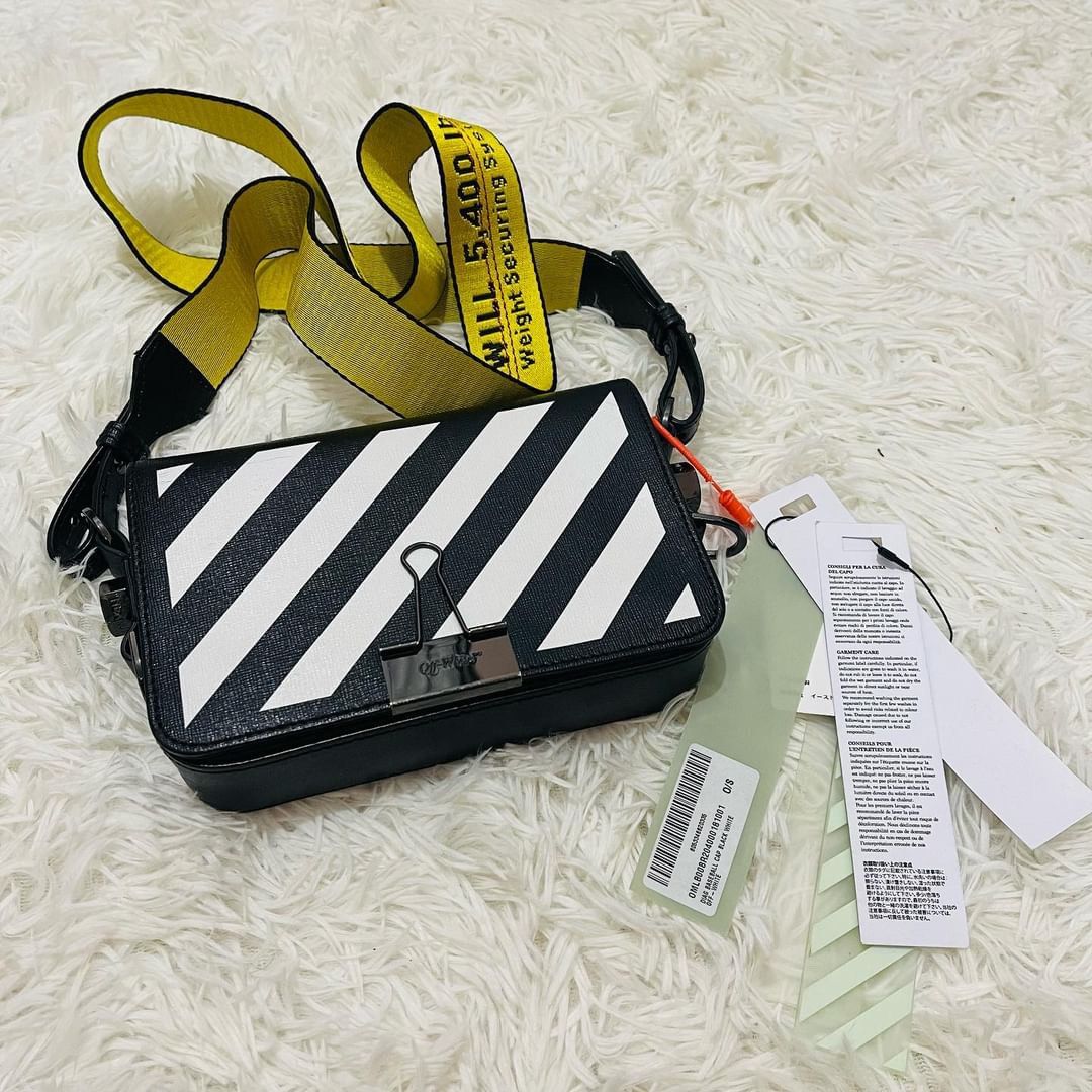 Off white top binder clip price