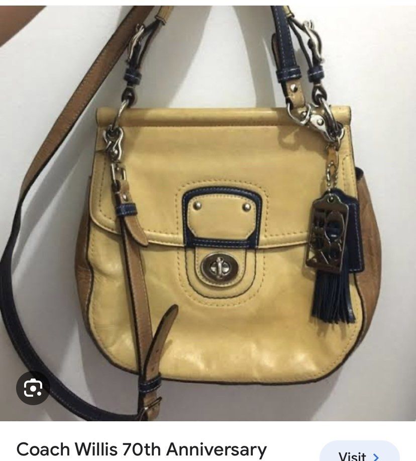 Coach 70th anniversary willis bag top