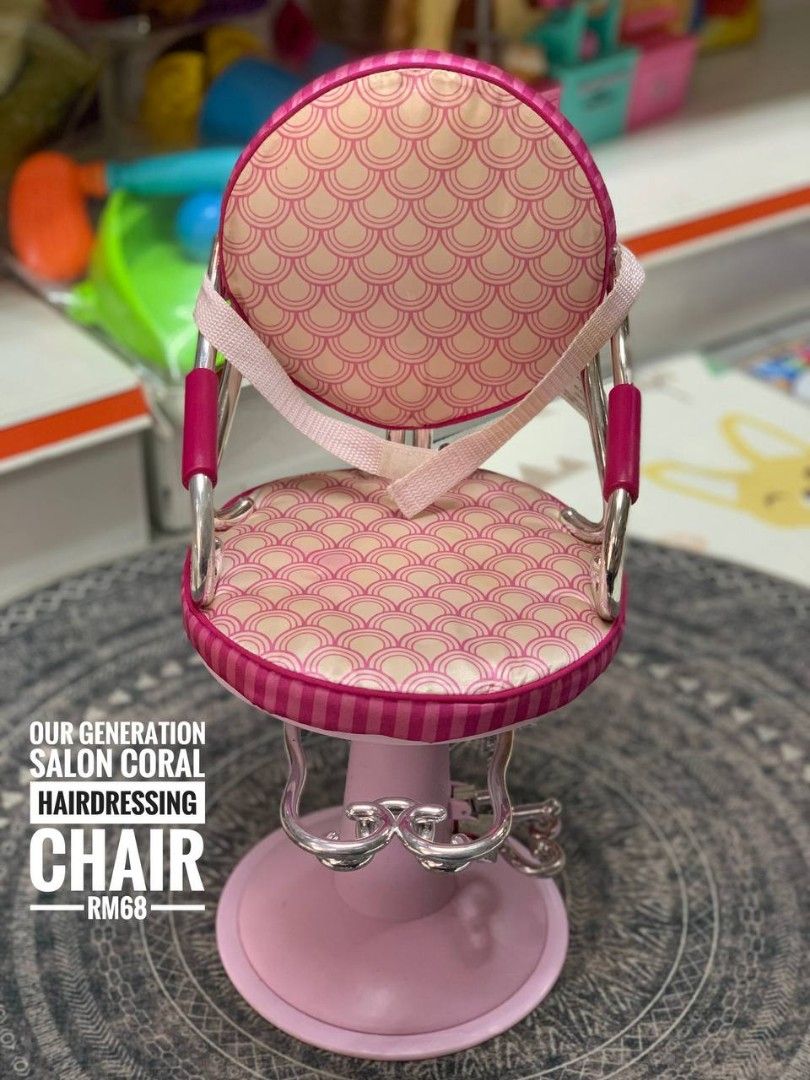 Our generation saloon coral hairdressing chair, Hobbies & Toys, Toys