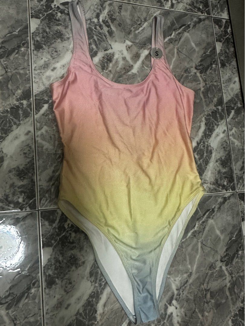 Rainbow tie dye one on sale piece swimsuit