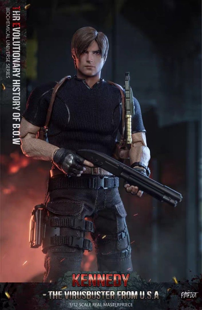 Patriot Studio Resident Evil 4 Leon Kennedy 1/12 scale, Hobbies