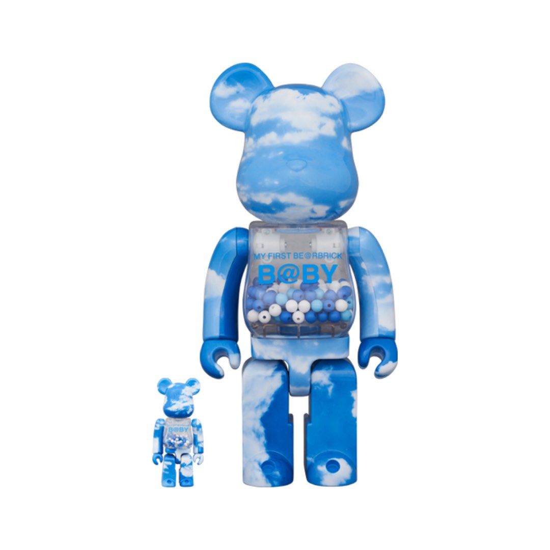 Per-order) MY FIRST BE@RBRICK B@BY BLUE SKY Ver.100％ & 400