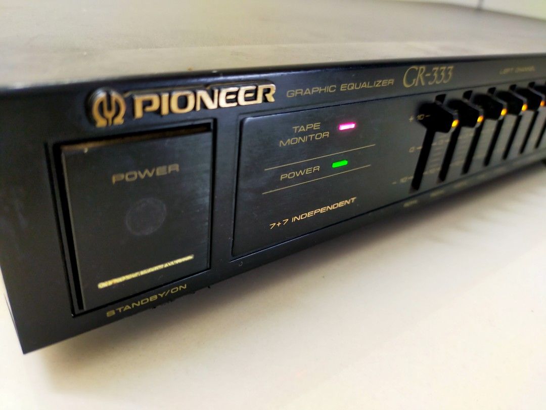 PIONEER GRAPHIC EQUALIZER GR333, Audio, Other Audio Equipment on Carousell