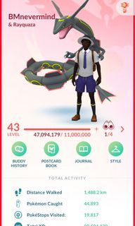 Pokemon Go, Mega Rayquaza Raid 🌟Shiny / 100 IV🌟 100% Catch Rate!