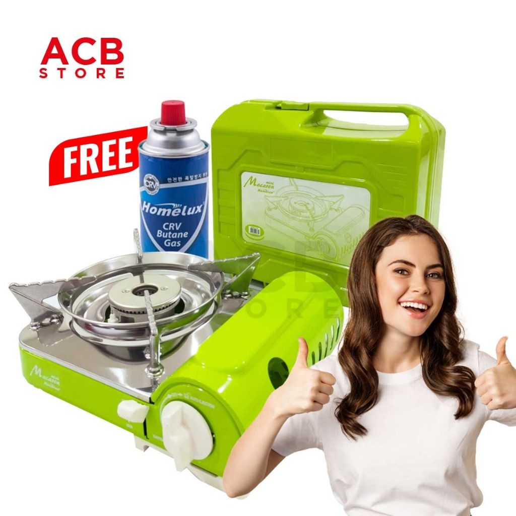 Portable gas stove and cylinder, Sports Equipment, Hiking & Camping on ...