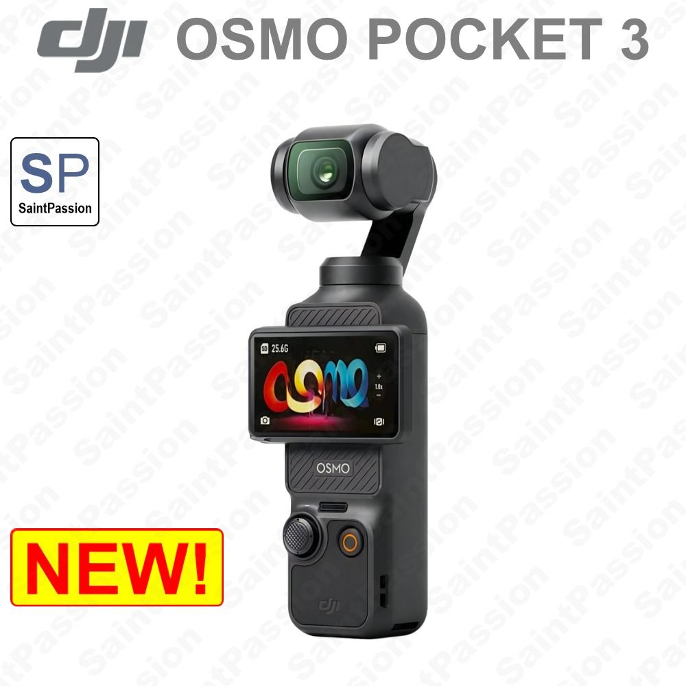 DJI Osmo Pocket 3 is a 1″ CMOS compact gimbal camera