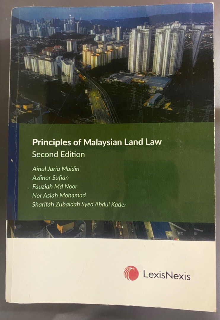 Principles of Malaysian Land Law, Second Edition by Sharifah Zubaidah