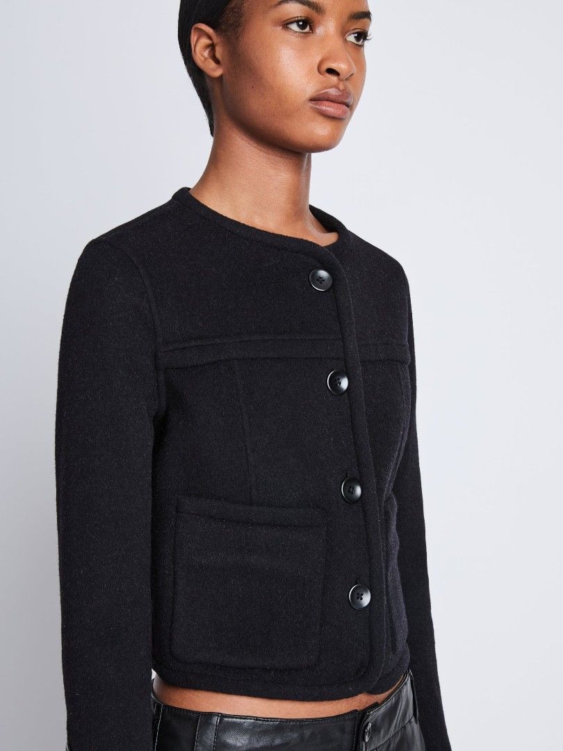Melton wool clearance jacket