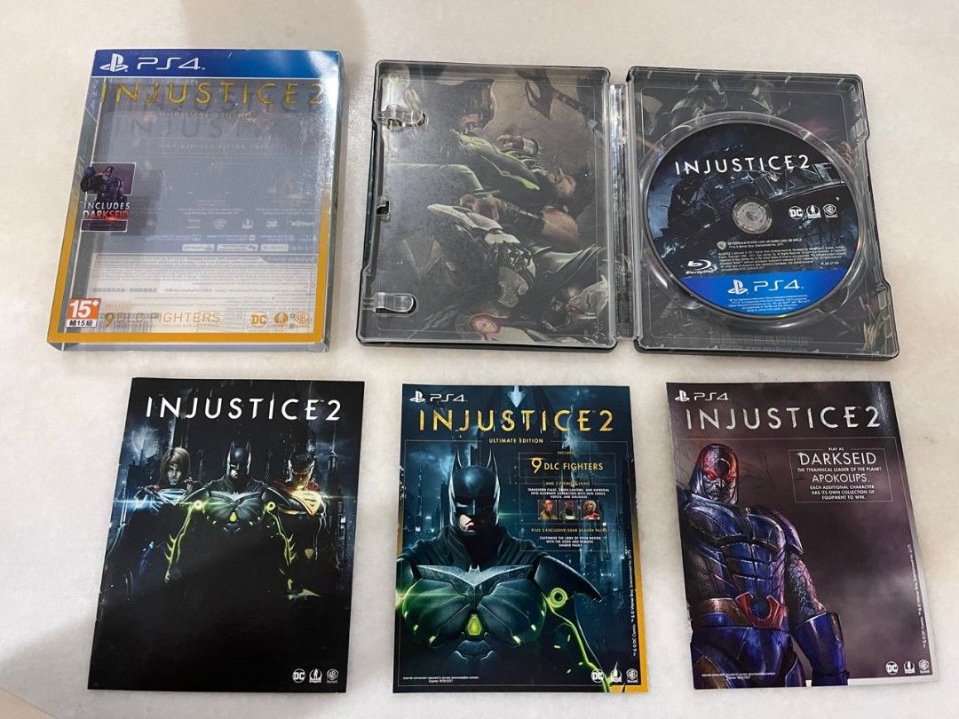 Injustice 2 store steelbook ps4