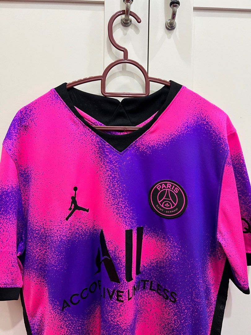 PSG x Jordan jersey used Men s Fashion Activewear on Carousell